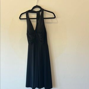 White House Black Market Black Halter Sundress